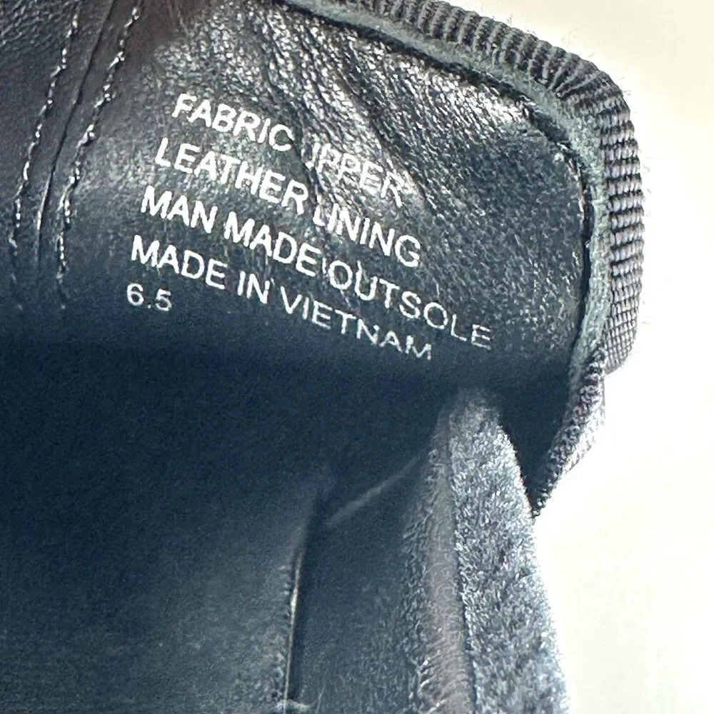 Birdies Womens The Swift Black Velvet Dressy Sneakers Size 6.5 Slip On Flats - Picture 12 of 14